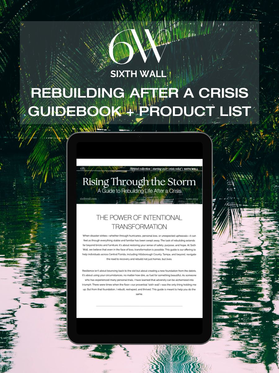 Sixth Wall Rising Through The Storm Crisis Relief Cover Image on Ipad
